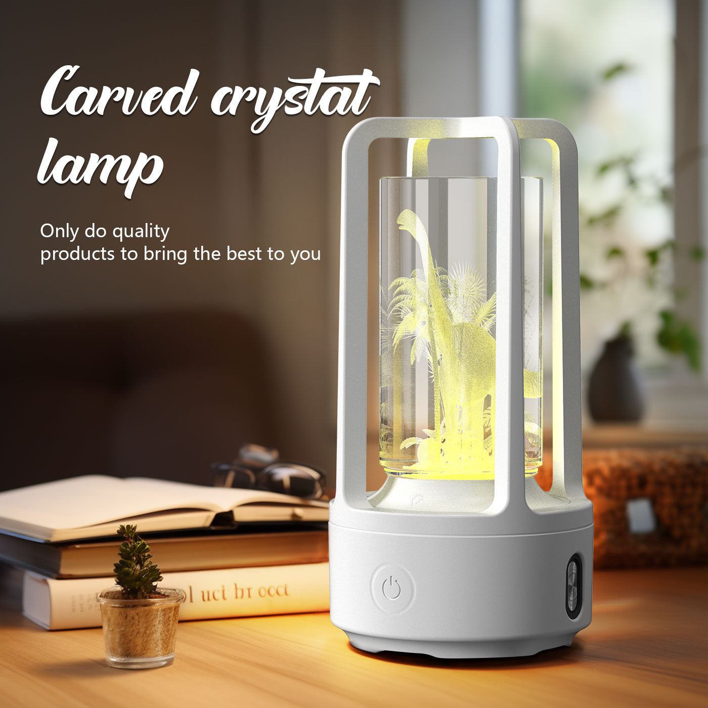 Creative 2 In 1 Audio Acrylic Crystal Lamp And Bluetooth Speaker Gift Touch Night Lamp