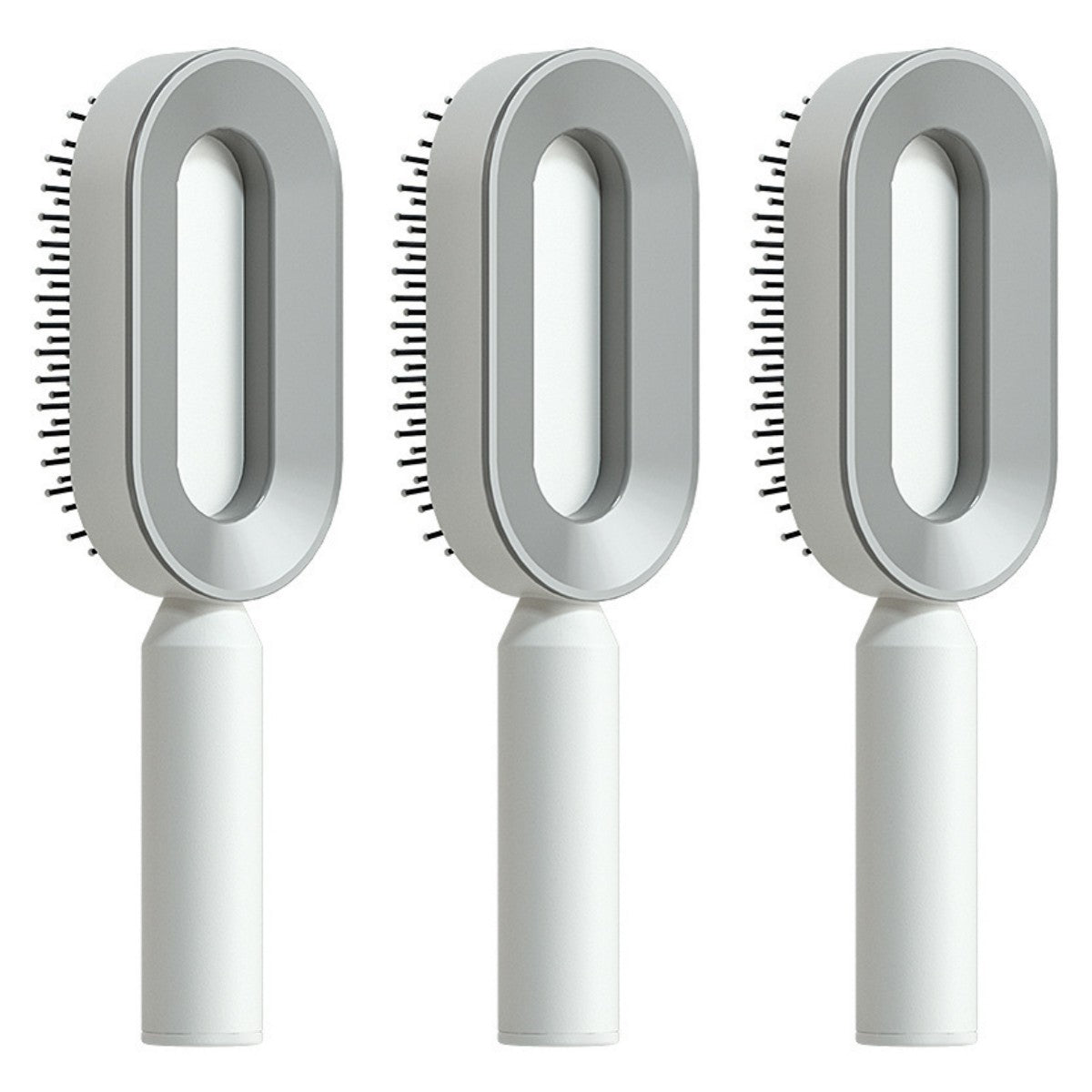 Women's Self-Cleaning Hair Brush for Hair Loss Prevention with Scalp Massage and Anti-Static Bristles