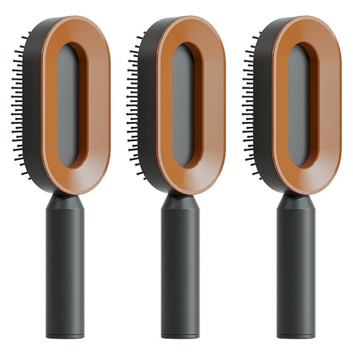 Women's Self-Cleaning Hair Brush for Hair Loss Prevention with Scalp Massage and Anti-Static Bristles