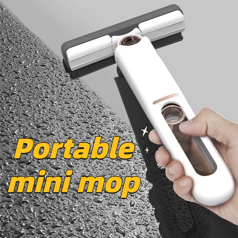 Self-Squeeze Mini Mop Hands-Free Cleaning with Strong Absorbency Multifunctional Home Cleaning