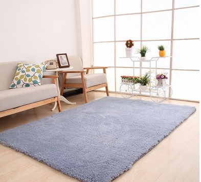 Living Room Area Rug Solid White Fluffy Soft Plush Carpet Home Decor Bedroom Kitchen Floor Mat Tapete