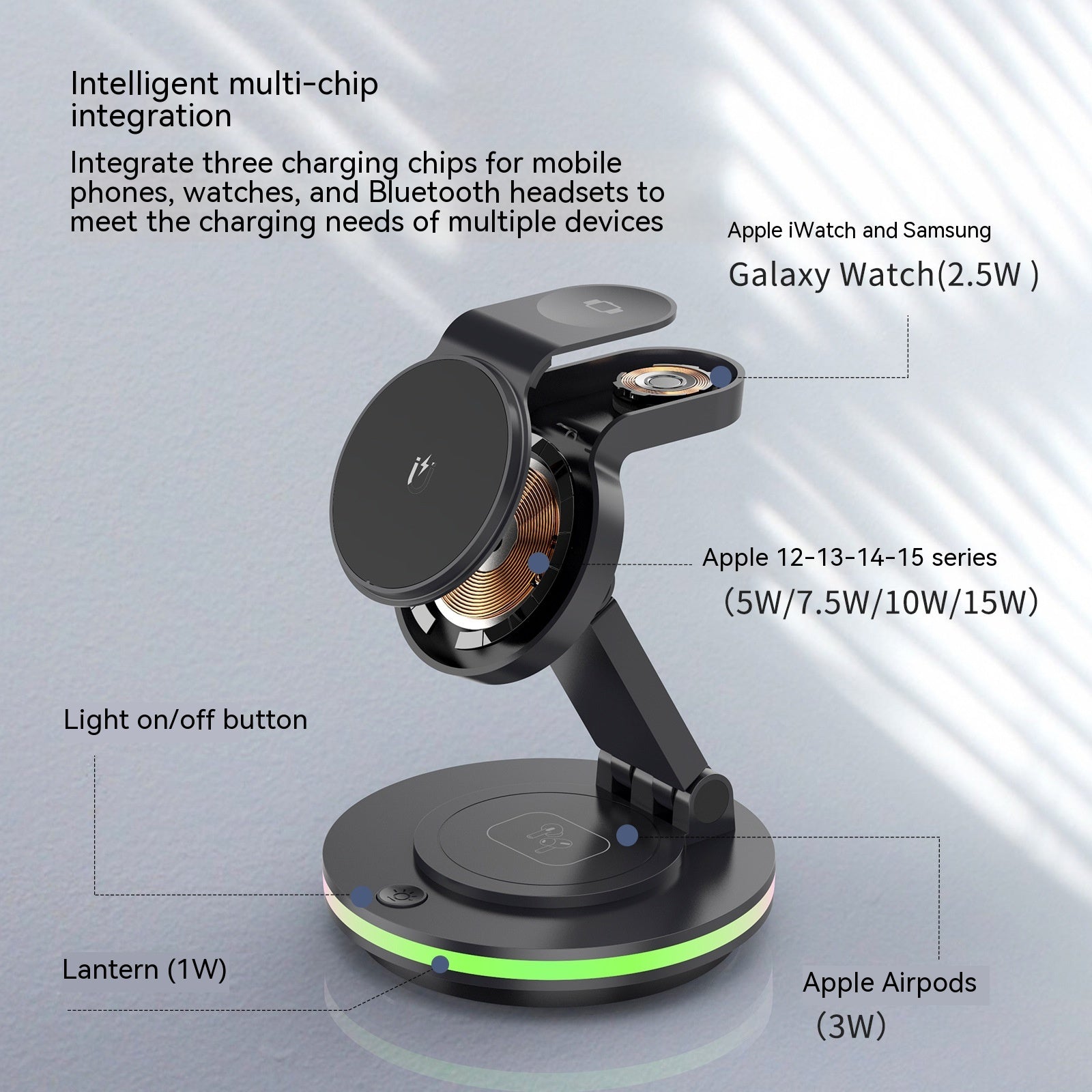 Magnetic Folding Wireless Charging Bracket