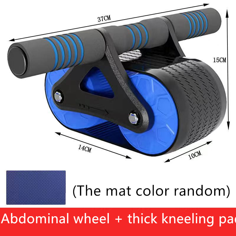 Ab Wheel Roller for Abdominal Exercises - Automatic Rebound, for Men and Women, Ideal for Home Gym Workouts