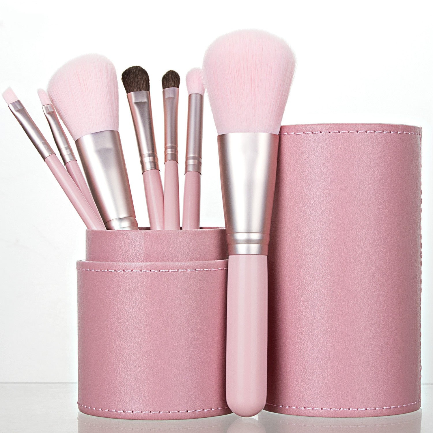 7-Piece Portable Mini Makeup Brush Set