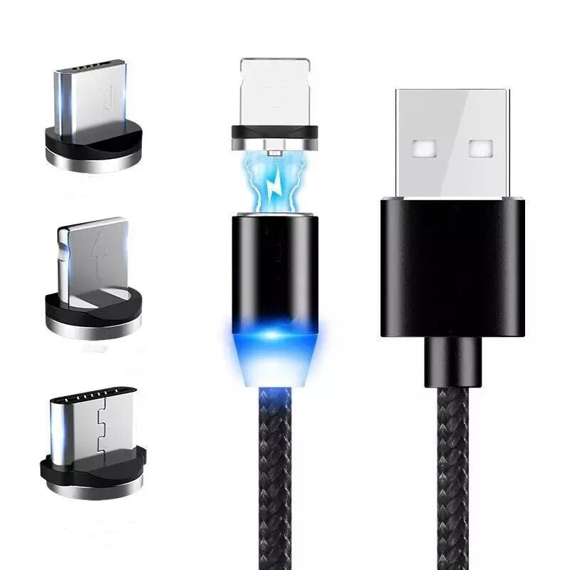 Magnetic Data Cable Three-in-one