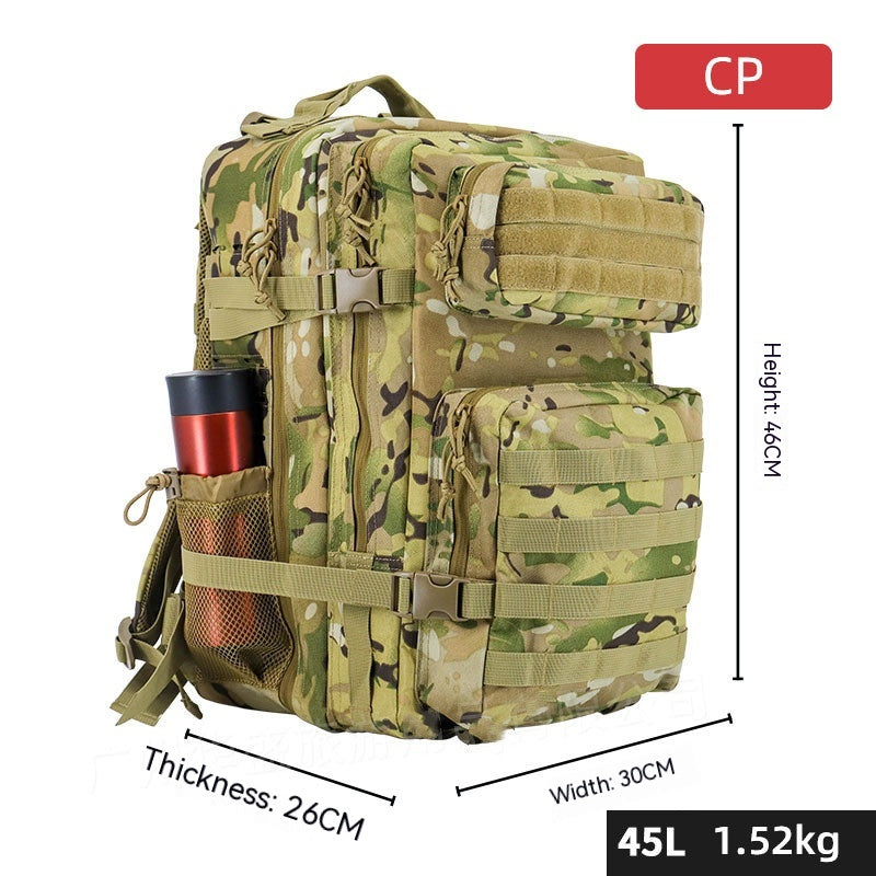 Bolsa militar multifuncional de gran capacidad para ocio al aire libre