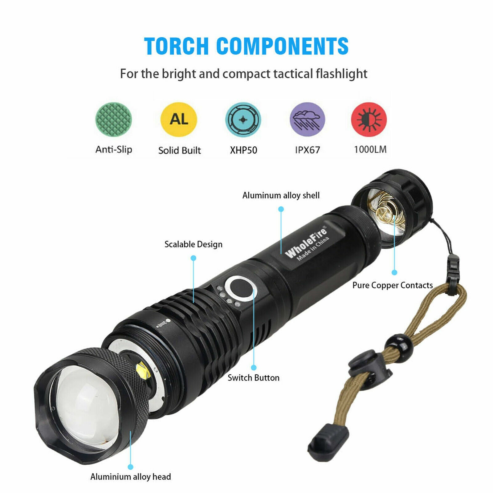 P70 Telescopic Flashlight