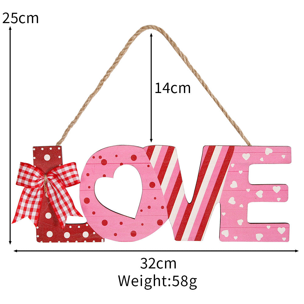 Valentine's Day Wedding Vow Display Hang Tag in 4 Different Styles