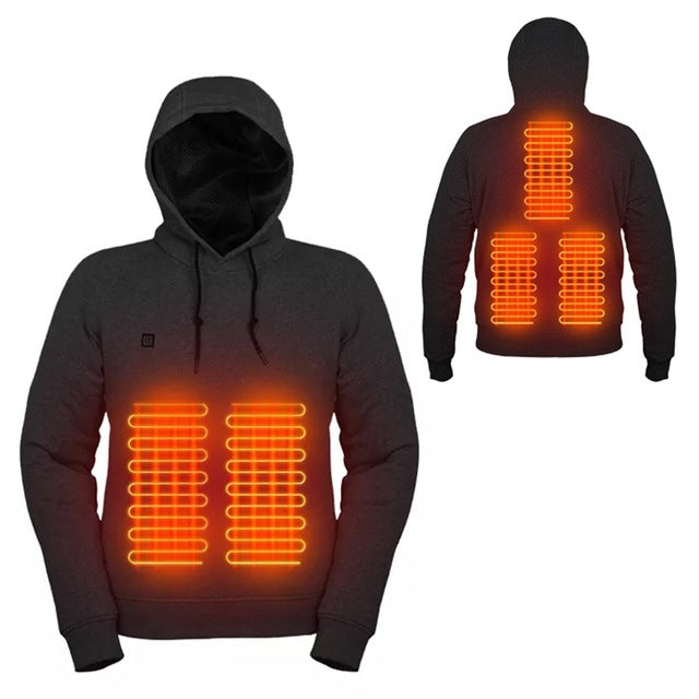 Outdoor Electric USB Heated Jacket Lightweight Polyester for Comfortable Warmth