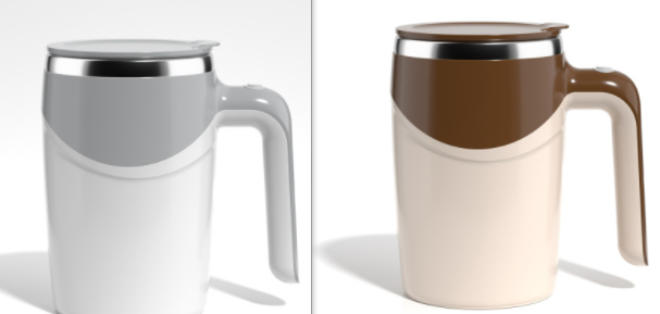 Rechargeable Automatic Stirring Coffee Cup - Electric Mug with Rotation Feature Perfect for Lazy Milkshakes