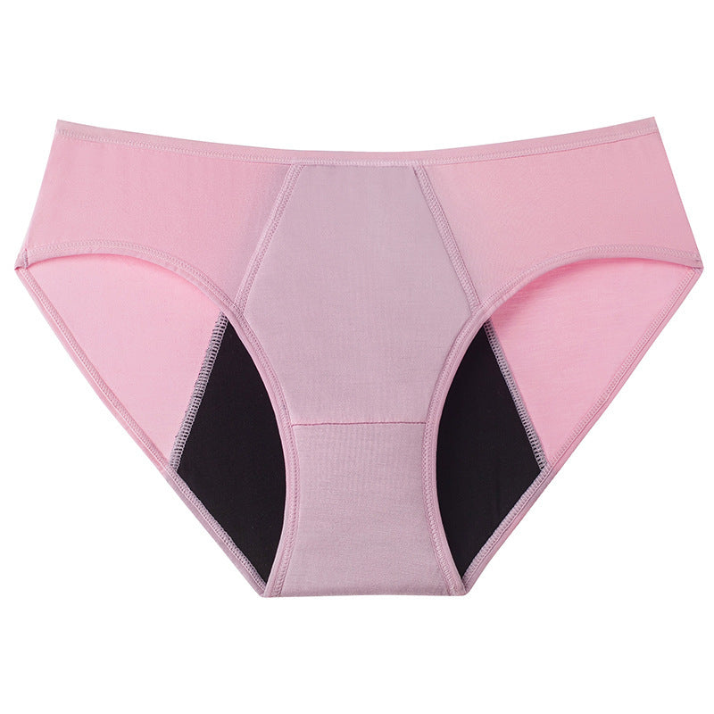 Leak-Proof Mid-Waist Physiological Period Underwear for Menstruation Periods