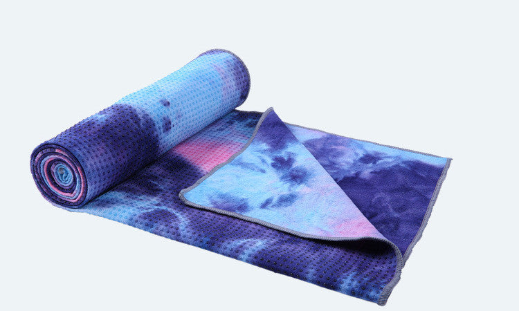 Non-slip Sports Towel Eco-friendly Tie-dye Yoga Towel