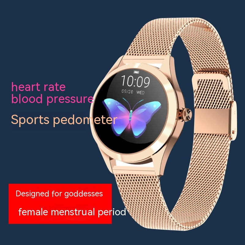 Women's Fashion Multi-functional Sports Smartwatch Heart Sleep Monitoring