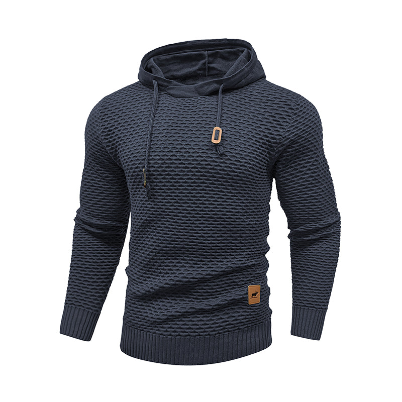 New Style 3D Pattern Outdoor Sports Men Solid Color Casual Hoodies